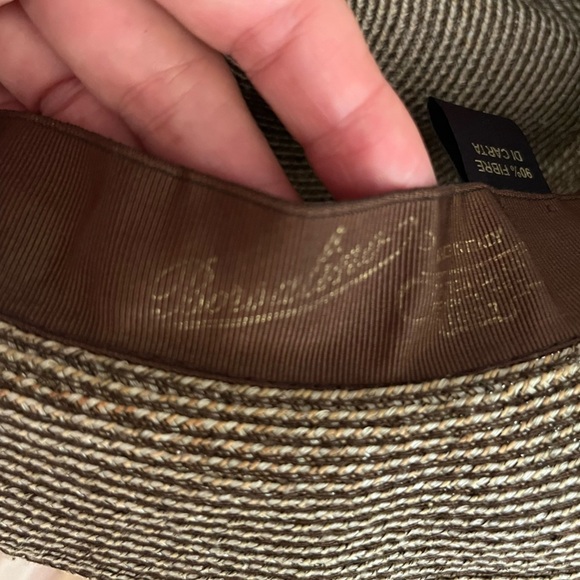 Borsalino Doria Raffia Hat Size 7.5 - Picture 5 of 10